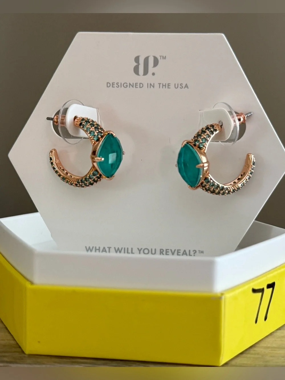 Bomb Party OG Earrings “The Petit Hoops” Brand New! #77